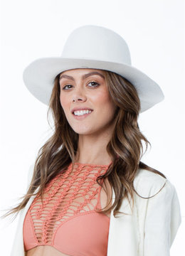 BRIXTON MOLLY STIFF BRIM FEDORA