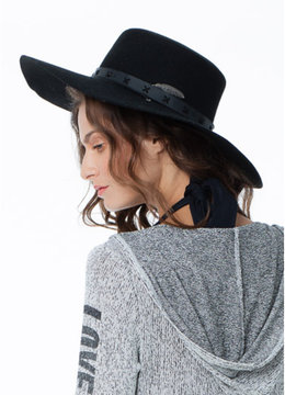 BRIXTON VEGA WIDE STRAIGHT BRIM HAT accessories hats