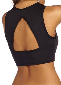 CA by VITAMIN A CHIARA CROPPED RASHGUARD swim separates