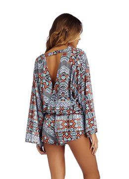 CA by VITAMIN A WANDERLUST KIMONO ROMPER swim cover ups