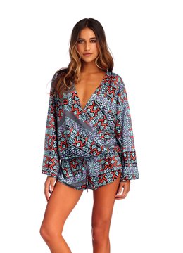 CA by VITAMIN A WANDERLUST KIMONO ROMPER swim cover ups