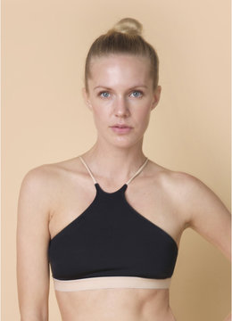 CALI DREAMING SCULPTOR HIGH NECK TOP swim separates