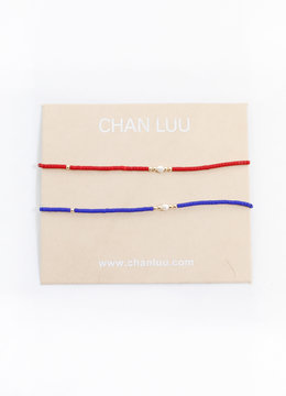 CHAN LUU SET PULL TIE BEAD BRACELET