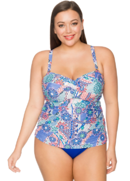 CURVE BY SUNSETS IMPULSE ICONIC TWIST TANKINI swim separates