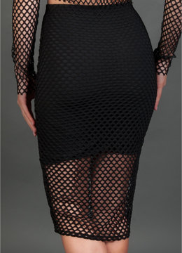 DONNA MIZANI DIAMOND MIDI SKIRT clothing bottoms