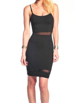 DONNA MIZANI MINI CAMI DRESS clothing dresses