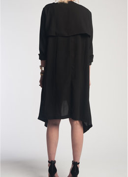 DONNA MIZANI TRENCH DUSTER clothing sweaters/jackets