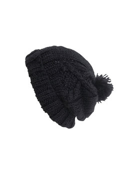 DOWNTOWN STYLE CABLE KNIT BEANIE