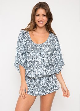 EBERJEY UNDER THE STARS SOLEIL DRESS clothing rompers/jumpsuits