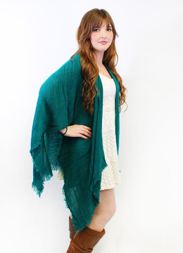 ECHO DESIGN FEATHER WEIGHT RUANA