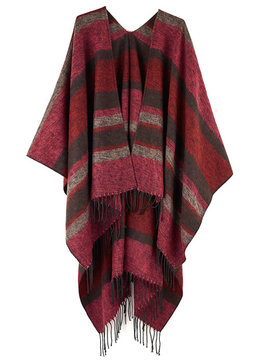 ECHO DESIGN MEADOW STRIPE RUANA