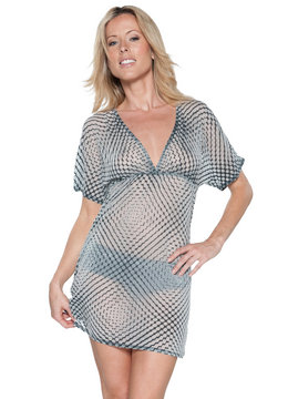 ELAN BURNOUT TUNIC HOLOGRAM