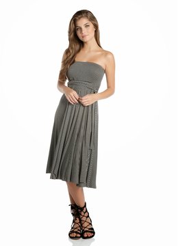 ELAN CONVERTIBLE WRAP SHORT DRESS