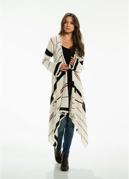 ELAN DRAPE LONG SWEATER clothing sweaters/jackets