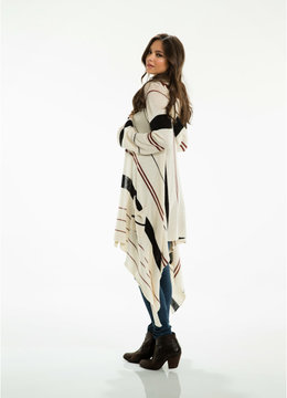 ELAN DRAPE LONG SWEATER clothing sweaters/jackets