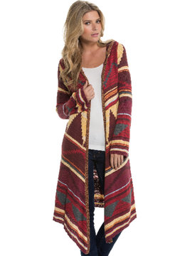 ELAN LONG OPEN FRONT SWEATER