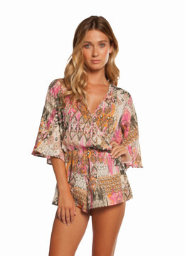 ELAN PRINTED SHORT ROMPER