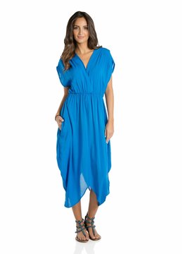ELAN SHEER DRESS WITH POCKETS