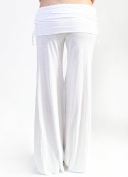 ELAN SHIRRED ROLLOVER WAIST PANT clothing bottoms
