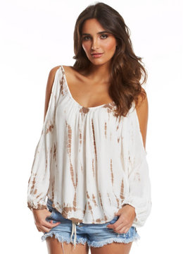 ELAN TD COLD SHOULDER L/S TOP clothing tops