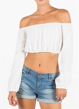 ELEMENT BRIGHTON OFF SHOULDER CROP TOP