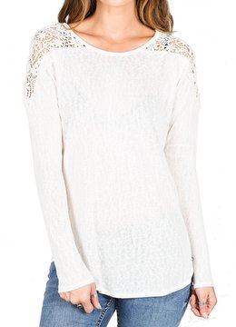 ELEMENT MAEL CROCHET L/S clothing tops