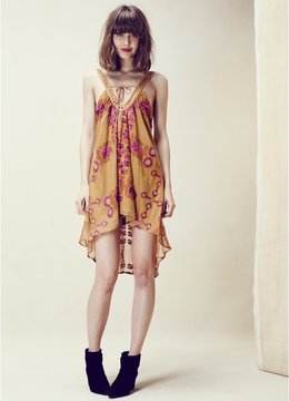 FOR LOVE & LEMONS BARCELONA HALTER DRESS
