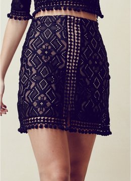 FOR LOVE & LEMONS FLORENCE MINI SKIRT