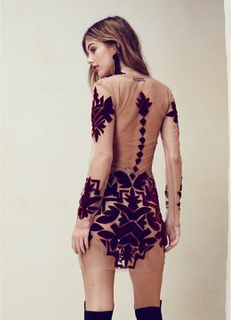 FOR LOVE & LEMONS VIENNA MINI DRESS clothing dresses