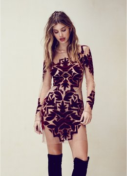 FOR LOVE & LEMONS VIENNA MINI DRESS clothing dresses