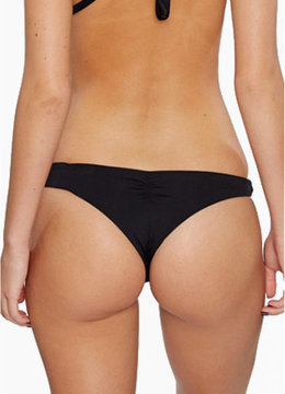 FRANKIES KALANI SOLID SKIMPY RUCHED BOTTOM swim separates
