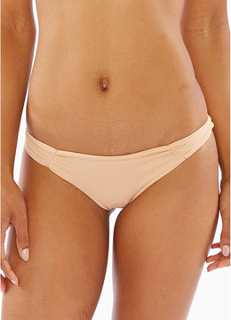 FRANKIES KALANI SOLID SKIMPY RUCHED BOTTOM swim separates