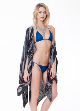 FREE PEOPLE THE BIG TRAIL PONCHO CARDI clothing sweaters/jackets