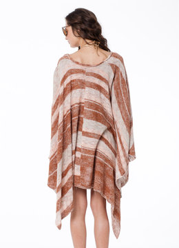 FREE PEOPLE THE BIG TRAIL PONCHO CARDI clothing sweaters/jackets