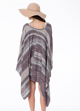 FREE PEOPLE THE BIG TRAIL PONCHO CARDI clothing sweaters/jackets