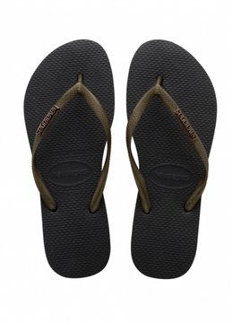 HAVAIANAS SLIM LOGO METALLIC