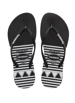 HAVAIANAS SLIM LOGO STRIPES