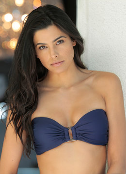 HELEN JON NAVY TORTOISE BANDEAU