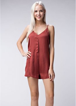 HONEY PUNCH SILK ROMPER