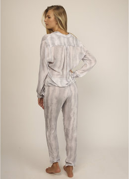 INDAH PINNACL PRINTED UTILITY JUMPSUIT clothing rompers/jumpsuits