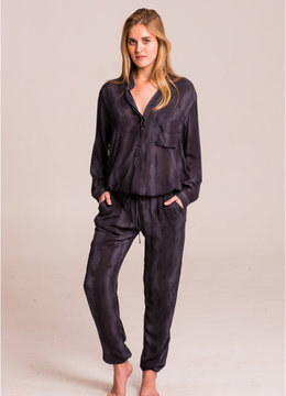 INDAH PINNACL PRINTED UTILITY JUMPSUIT clothing rompers/jumpsuits