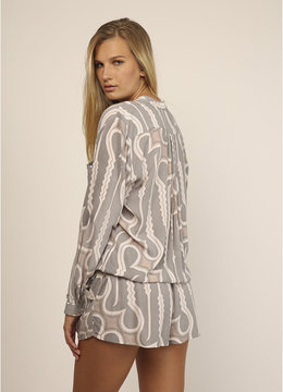 INDAH PLATEAU PRINTED UTILITY PLAYSUIT clothing rompers/jumpsuits