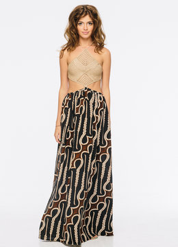 INDAH REVEL ZULU CROCHET DIAMOND MAXI