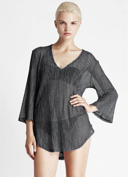 JORDAN TAYLOR BELL SLEEVE SHIRT TAIL TUNIC