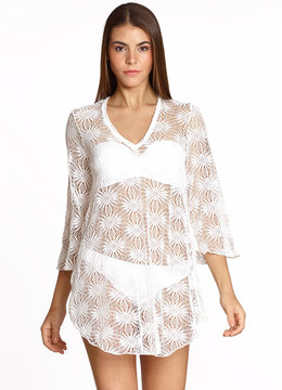 JORDAN TAYLOR SOLEIL BELL SLEEVE TAIL TUNIC