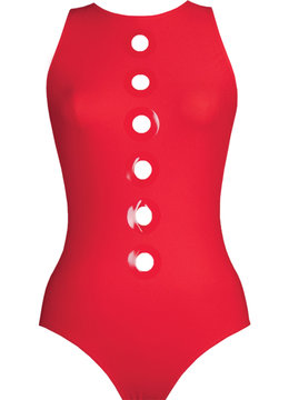 KARLA COLLETTO O'S HIGH NECK TANK 1PC swim one piece