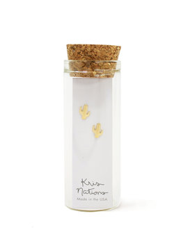 KRIS NATIONS CACTUS EMOJI EARRINGS accessories jewelry