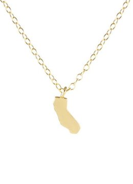 KRIS NATIONS SOLID CALIFORNIA CHARM NECKLACE