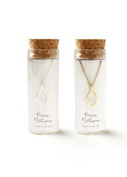 KRIS NATIONS TINY WISHBONE NECKLACE accessories jewelry