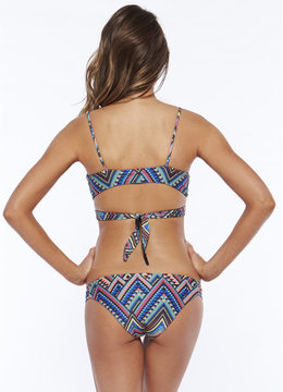 L SPACE ANTIGUA PRINT CHOLE WRAP TOP swim separates